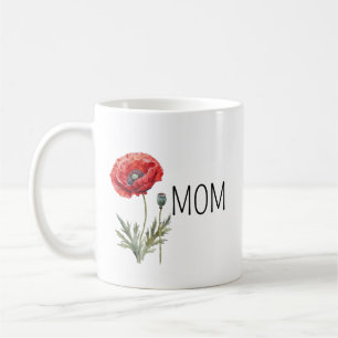 Tasse de café en poterie personnalisée pour maman,