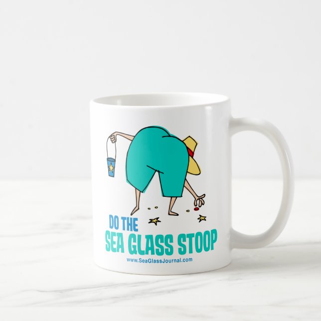 Tasse de café en verre de Stoop de mer (Droite)