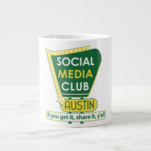 Tasse de café enorme de SMCAustin