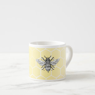 Tasse de café express de la reine des abeilles