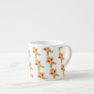 Tasse de café express de pain d'épice de Noël