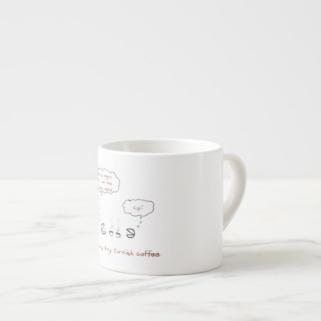 Tasse de café express de palourdes (Devant droit)