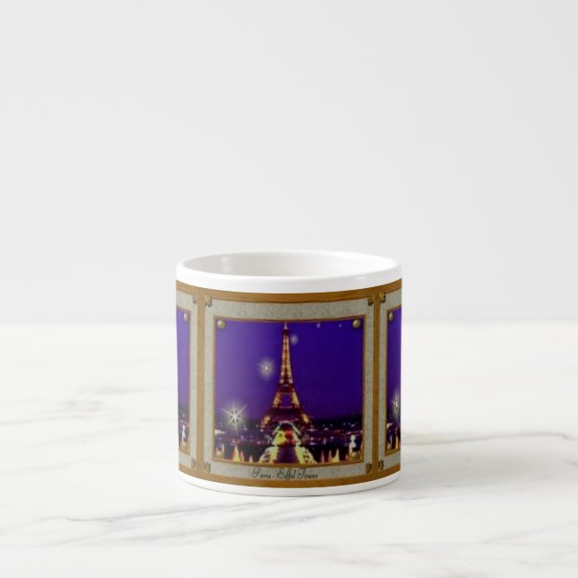 Tasse de café express de Tour Eiffel (Devant)