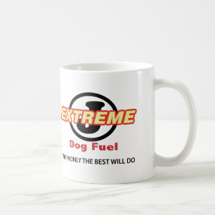 Tasse de café extrême blanche simple de carburant