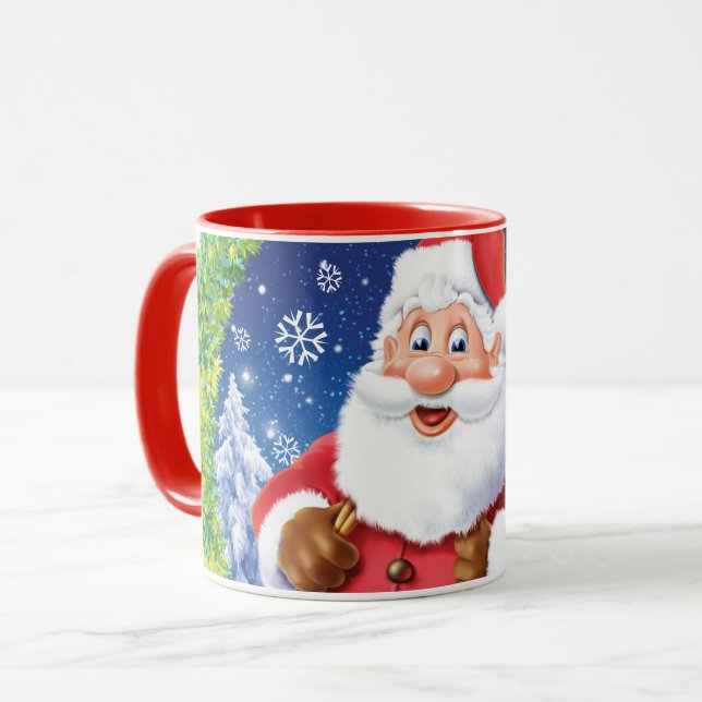 Tasse de café faite sur commande de Noël, Père (Devant gauche)