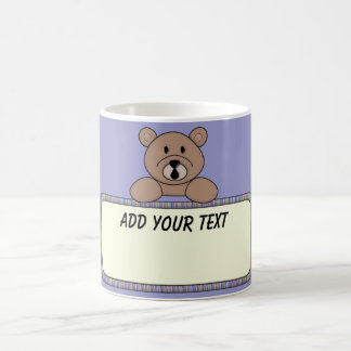 Tasse de café faite sur commande d'ours des textes