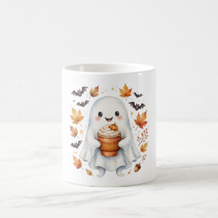 Tasse de café fantôme de latte de citrouille effra