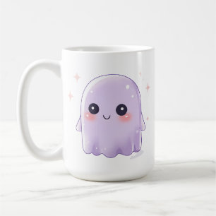 Tasse de café fantôme mignonne Kawaii   Tasse conf
