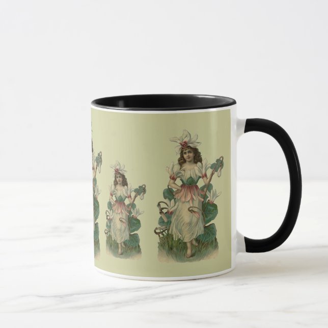 Tasse de café féerique de fleur (Droite)