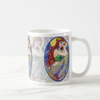 Tasse de café féerique de thé de mer de sirène par