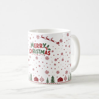 Tasse de café festive pour les fêtes de fin d'anné