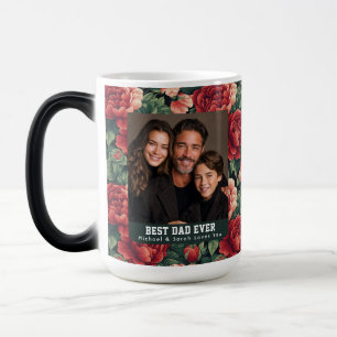 Tasse de café Fête des grands-pères Fleur de Rose