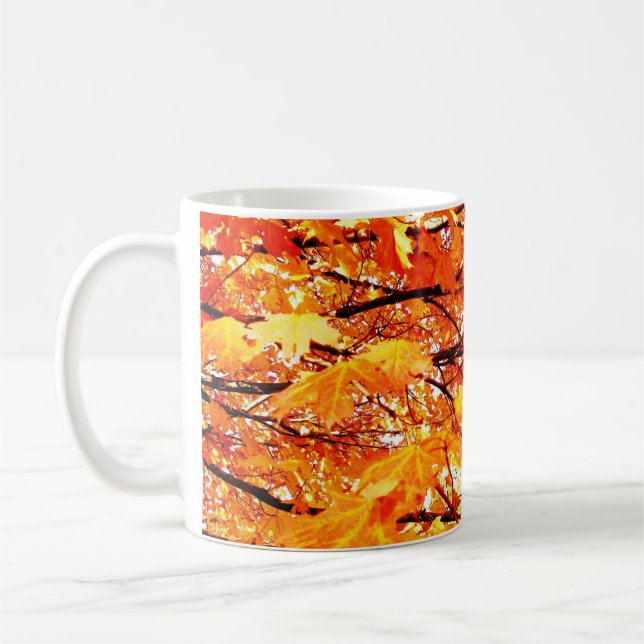 Tasse de café Feuilles d'Automne (Gauche)