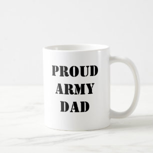 Tasse de café fière de papa d'ARMÉE
