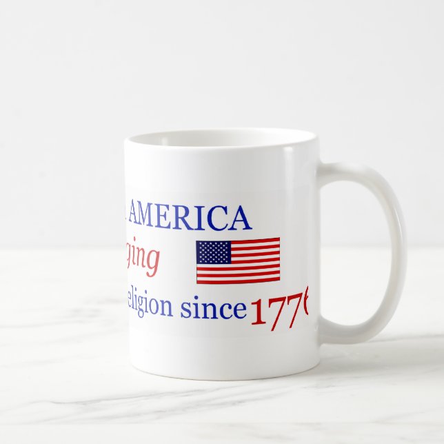 Tasse de café fière de petite ville (Droite)