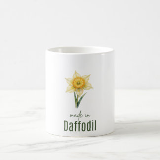 Tasse de café Fleur de naissance du Narcisse de Ma