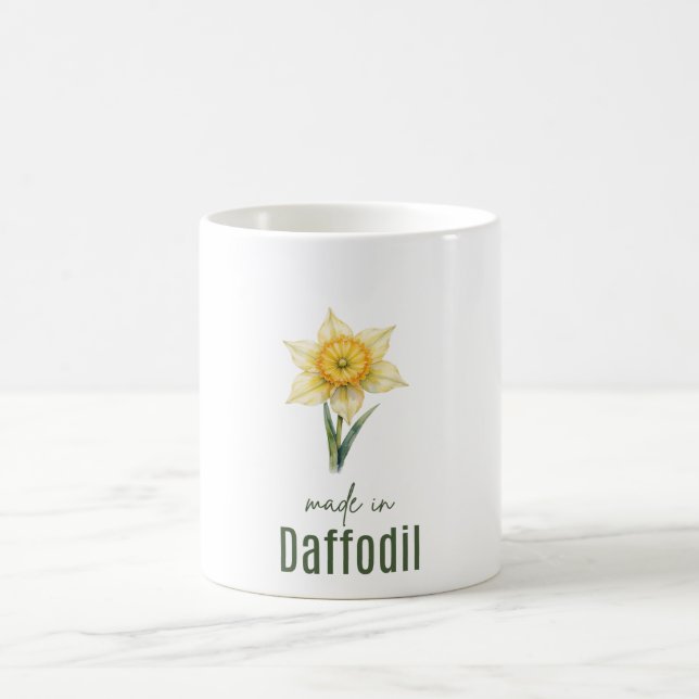 Tasse de café Fleur de naissance du Narcisse de Ma (Centre)