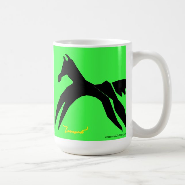 Tasse de café française d'art de Zermeno (Droite)