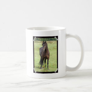 Tasse de café frisonne douce de cheval