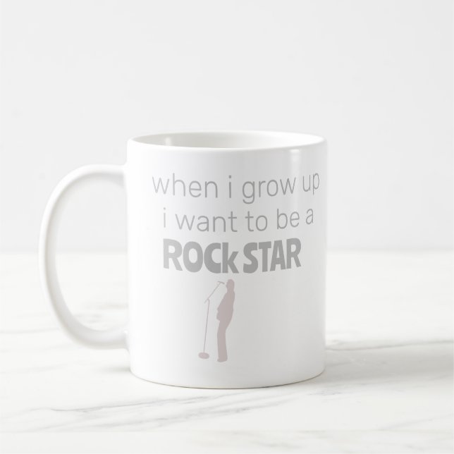 Tasse de café Future Rock Star (Gauche)