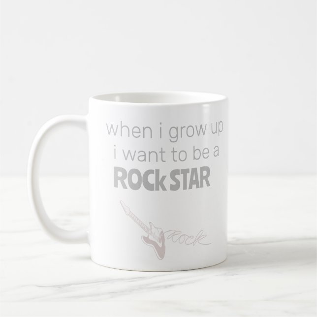 Tasse de café Future Rock Star (Gauche)