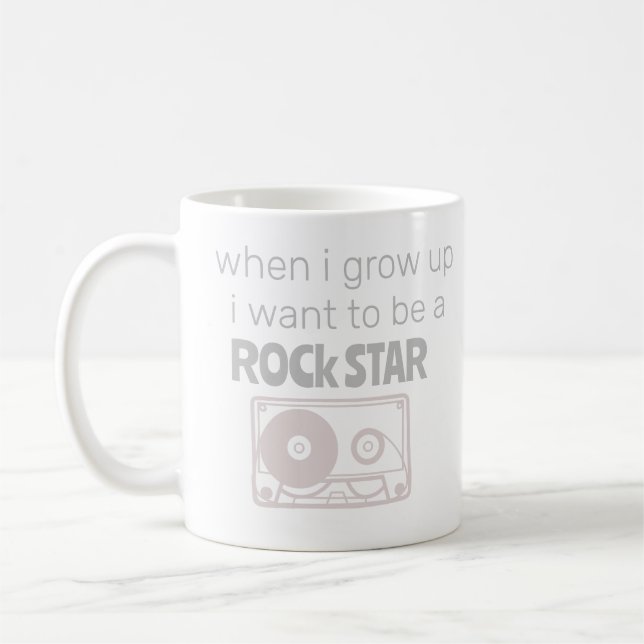 Tasse de café Future Rock Star (Gauche)