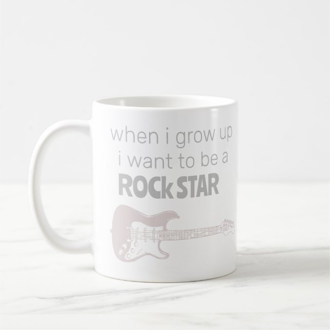 Tasse de café Future Rock Star (Gauche)