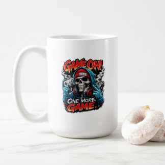 Tasse de café Game On Skull Gamer | Streetwear Gam