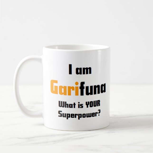 tasse de café garifuna (Gauche)