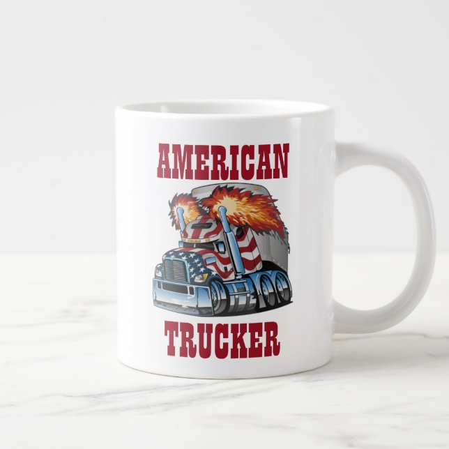 Tasse de café géant de camionneur américain (Droite)