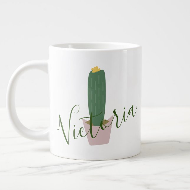 Tasse de café géante nom de gâteau Tall Cactus (Gauche)