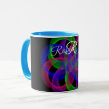 Tasse de café géométrique à double boucle en maill