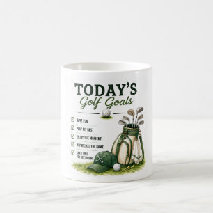 Tasse de café Golf Prévisions de golfeur