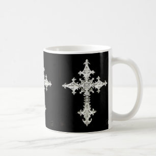 Tasse de café gothique celtique de la croix 3x