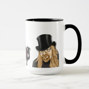 tasse de café gothique de théâtre de marionnett