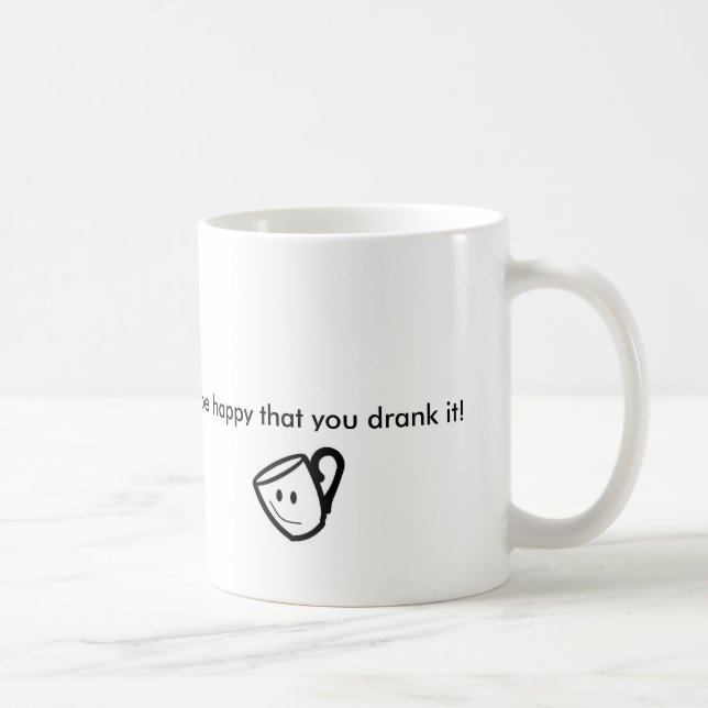 Tasse de café ! Grand slogan ! Conception (Droite)
