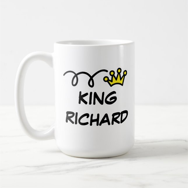 Tasse de café grande de grand extra large avec la (Gauche)