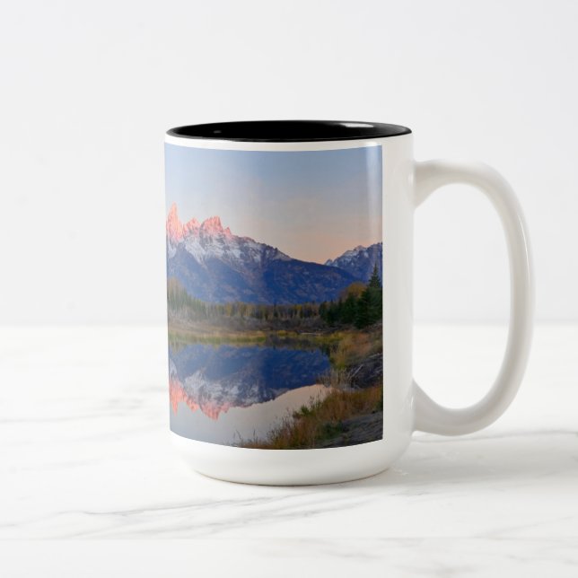 Tasse de café grande de parc national de Teton (Droit)