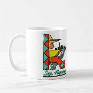 Tasse de café graphique de San Antonio