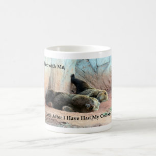 Tasse de café grognonne d'ours
