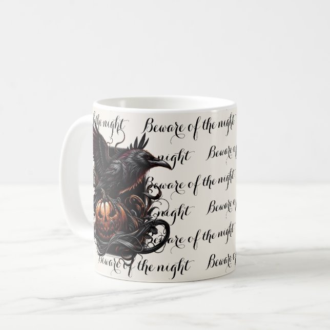 Tasse de café Halloween (Devant gauche)