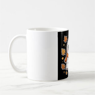 Tasse de café Halloween avec un fantôme et épices