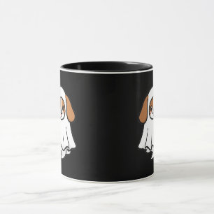Tasse de café Halloween Beagle fantôme mignon