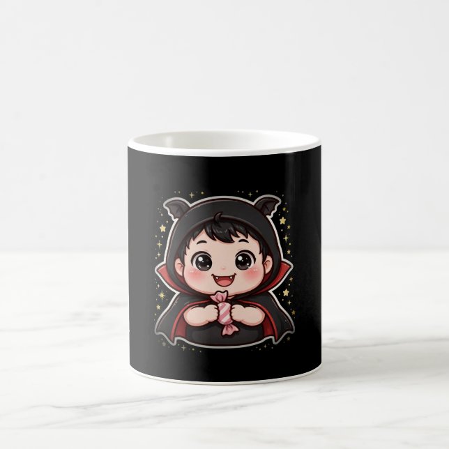 Tasse de café Halloween Candy bébé vampire mignon (Centre)