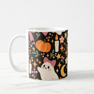 Tasse de café Halloween Fantômes Coquettes