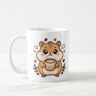 Tasse de café Hamster Mignon Câlin Latte