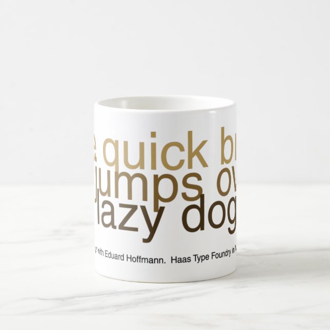 Tasse de café helvetica de règnes (Centre)