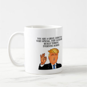 Tasse de café heureuse de fête des pères de Donald