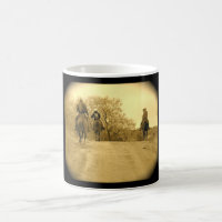 Tasse de café heureuse de traînées