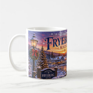 Tasse de café Hiver à Fryeburg Maine